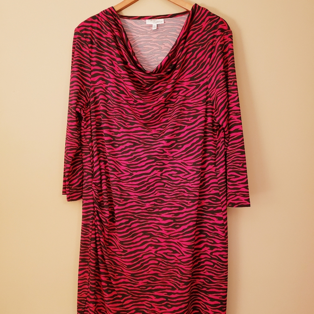 Women's 3/4 Sleeve, Knee Length Dress